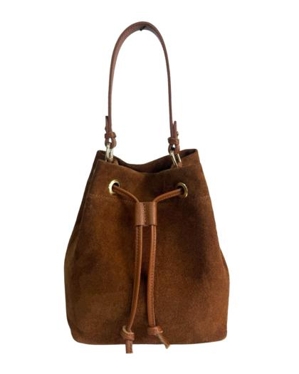 FIRST LADY FIRENZE - Suede leather bag
